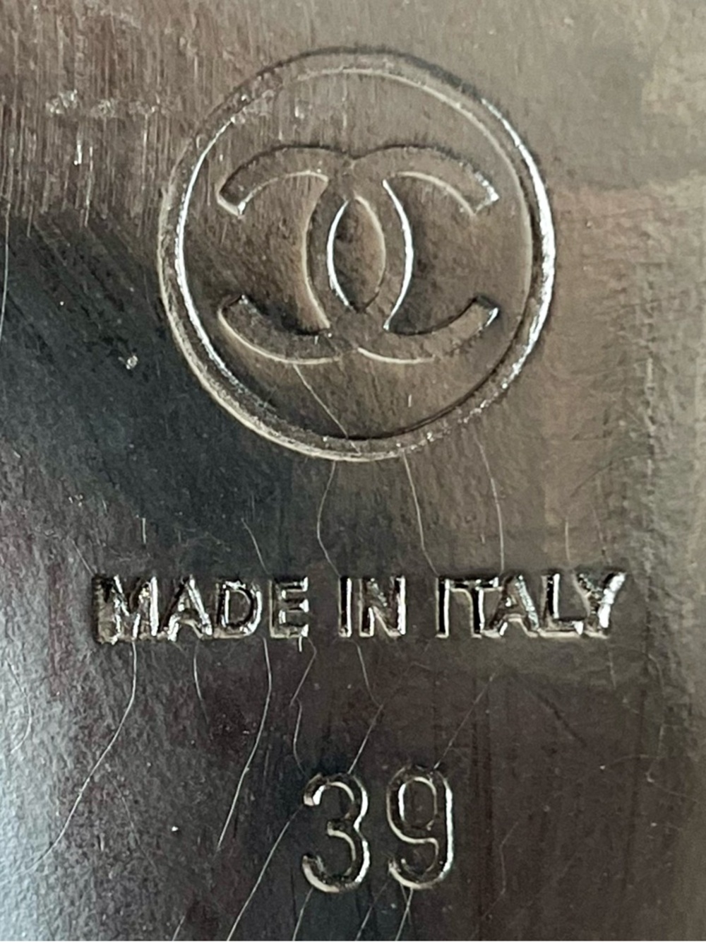 Chanel Fall 2000 Two-Tone Multi-Strap Comma Heel Slingbacks - Picture 13 of 13